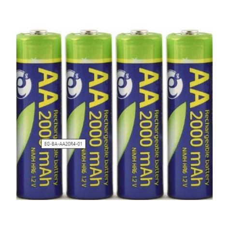EG-BA-AA20R4-01 ENERGENIE 2000mAh AA, PAK4 CK, ready-to-use PUNJIVE NiM ...