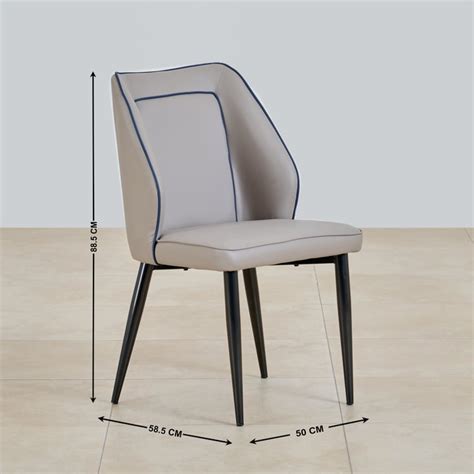 Buy Marcello Glass Top 6-Seater Dining Set with Chairs - Grey from Home ...