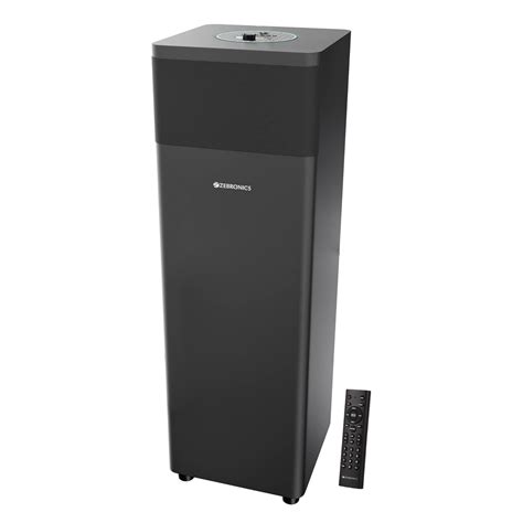 Zebronics ZEB-BT800RUF Tower Speaker with Wired mic for Karaoke, 50W ...