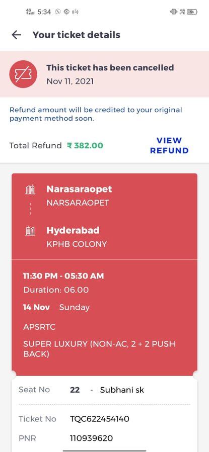 [Resolved] Redbus — Ticket Cancel But Money Not Return in Account.