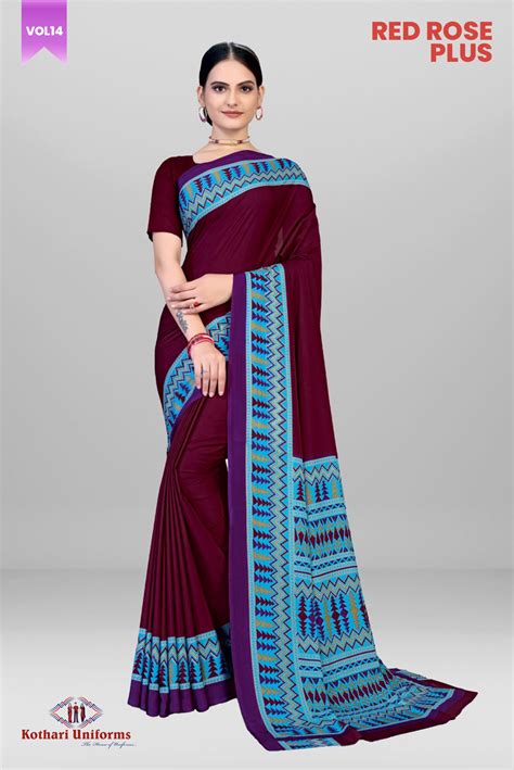 RPS2C - Uniform Sarees | Kothari Uniforms | Red Rose Plus