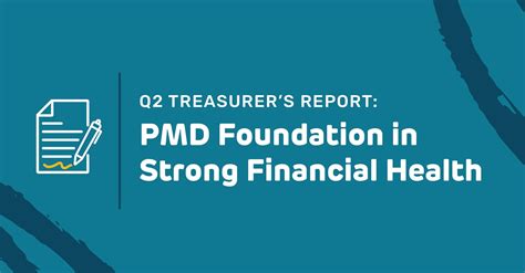 PMD Foundation in Strong Financial Health — PMD Foundation