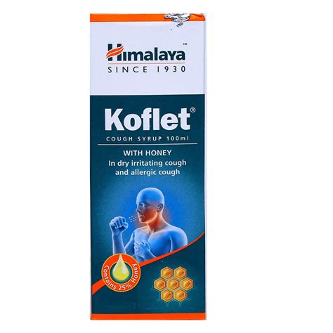 Buy Himalaya Koflet Cough Syrup, 100 ml | 19 Minutes Delivery | Apollo ...