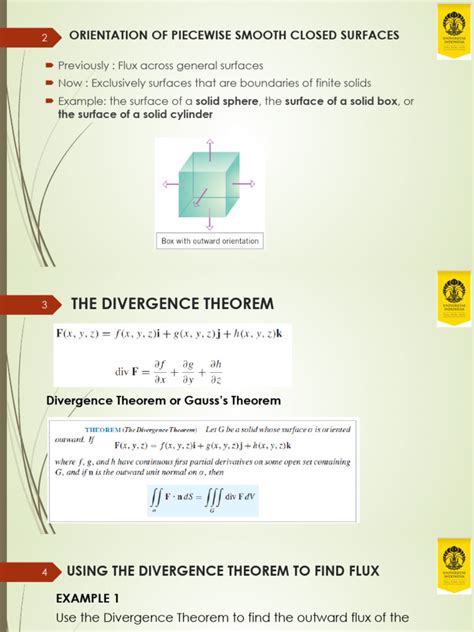 Image result for Divergence Theorem