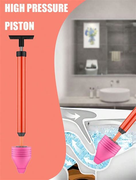High Pressure Toilet Unblock One Shot Toilet Pipe Plunger, Upgraded ...
