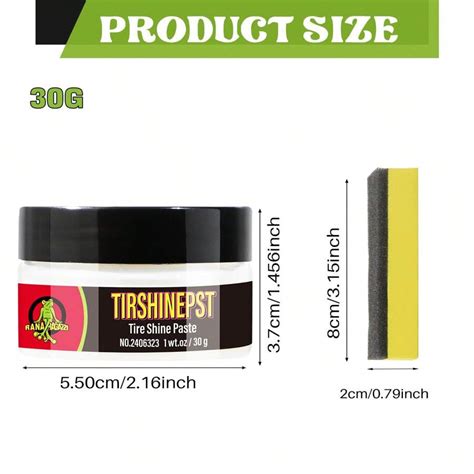 100g Tire Shine Coating Car Type Wax Polish High Gloss Agent Long ...