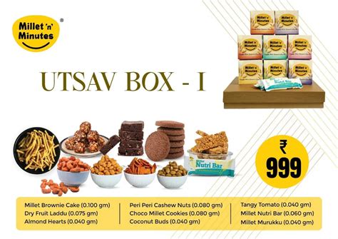 Millet & Nut Sweet and Snack Utsav Box 2 (580g)– Orgoshops
