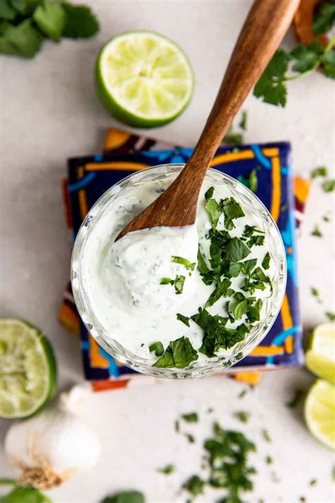 Cilantro Lime Crema - House of Yumm