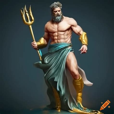 Greek god poseidon, highly detailed, detail , digital painting , media ...