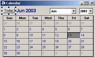Image result for Making an Advanced Calendar Using VB