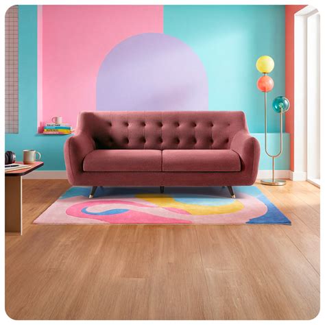 Buy Sleepyhead Bubbles 3 Seater Fabric Sofa Online at Best Price India