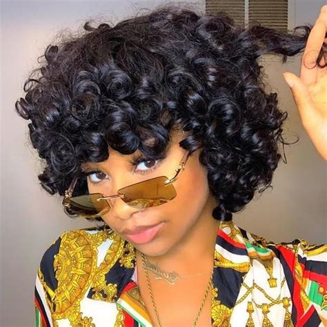 Pixie Cut Human Hair Wigs For Black Women Afro Rose | Desertcart INDIA