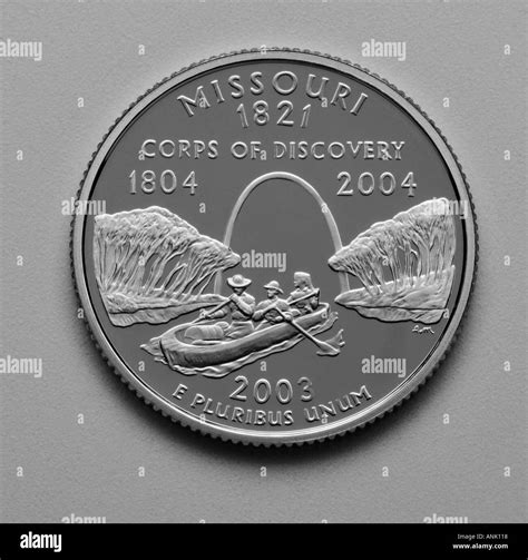 Missouri State quarter 2003 Stock Photo - Alamy