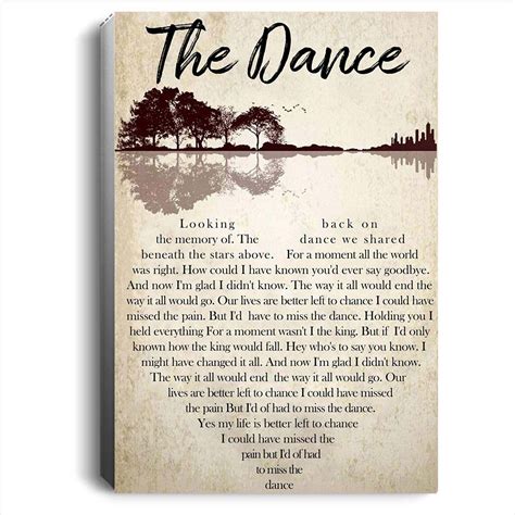 Garth Brooks The Dance Lyrics Portrait