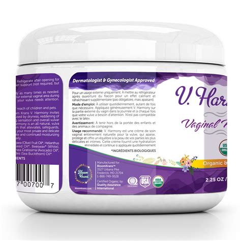 Bloom Krans Vulva Harmony Moisturizer: Organic Vulva Cream for Intimate ...