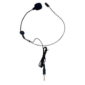 Magideal Black Earhook Headset Back Blectret Headworn Microphone ...