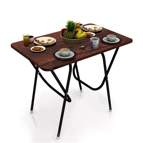 wow craft Multi-Purpose Foldable Two-Seater Dining Table | Engineered ...