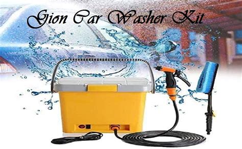 GION Automatic 12V DC High Pressure Car Washer Machine with Air ...