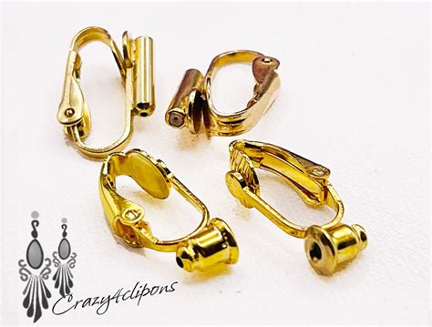 How do clip-on earring findings work?