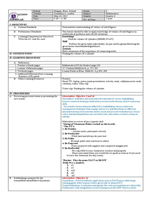 What Is Lesson Exemplar 的图像结果