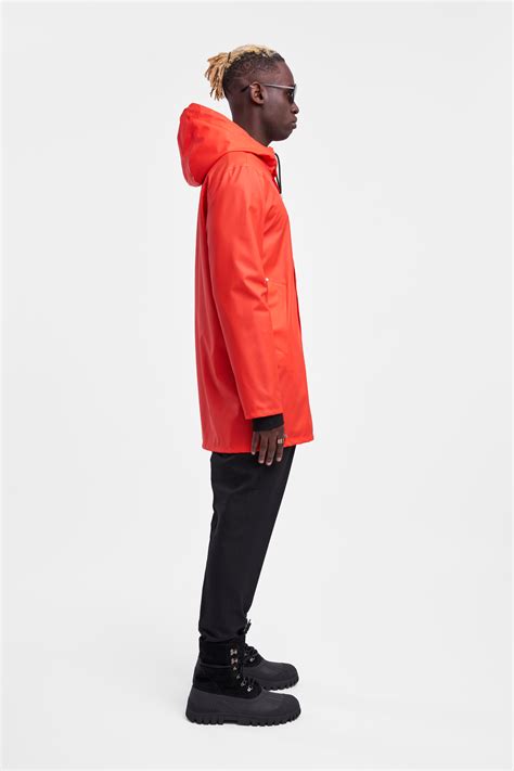 Stockholm Lightweight Raincoat Fade Red | STUTTERHEIM US