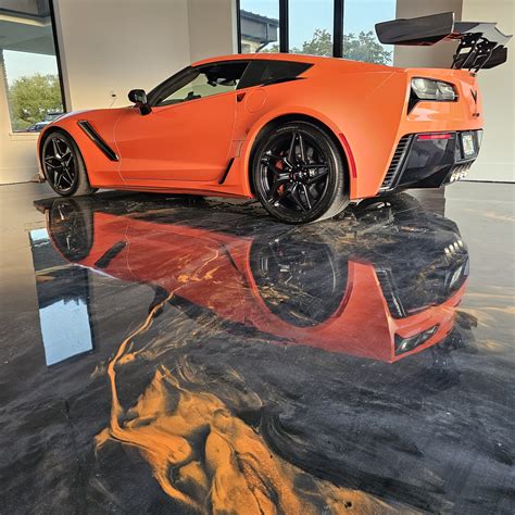 Metallic Epoxy Flooring Marbled - Orlando Florida WOW Factor!