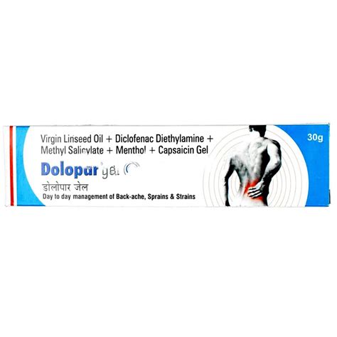 Dolopar Gel 30 gm Price, Uses, Side Effects, Composition - Apollo Pharmacy