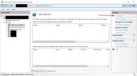 Install the IIS URL Rewrite Module 的图像结果
