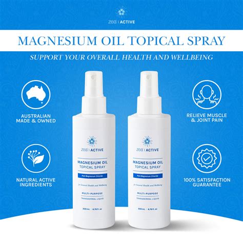 Magnesium Topical Sprays: Benefits & Its Use