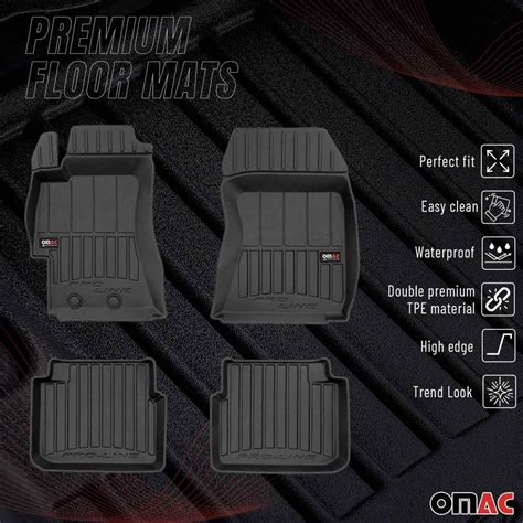 Subaru Impreza WRX Floor Mat - Omac USA - Proline Premium TPE - Black ...