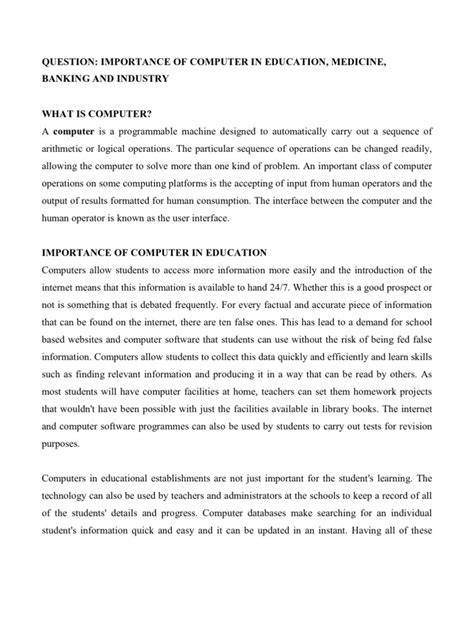 Use of Computer in Education System PDF 的图像结果