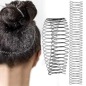 Buy SARJAK U Shape Hair Finishing Fixer Wavy Comb U Pin Hair Clip Combs ...