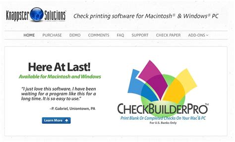 Check Printing Program 的图像结果