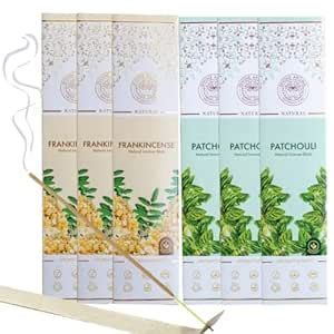 Divine Aroma 100% Natural Incense Stick(Pack of 6)|Charcoal-Free ...