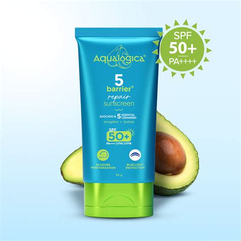 Barrier Repair Sunscreen with Avocado 50g - Aqualogica