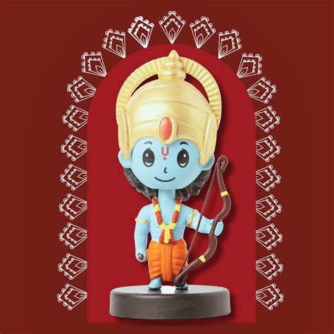 Shree Ram Bobblehead | Lord Ram Bobblehead for Car – Geekmonkey