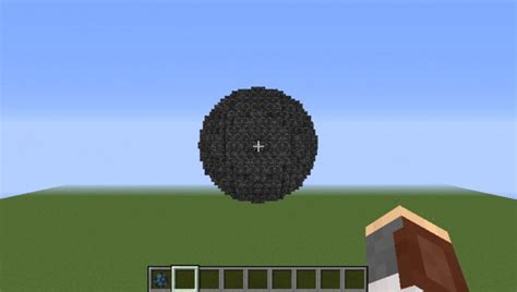 Image result for How to Build a Sphere in Minecraft Command Blocks