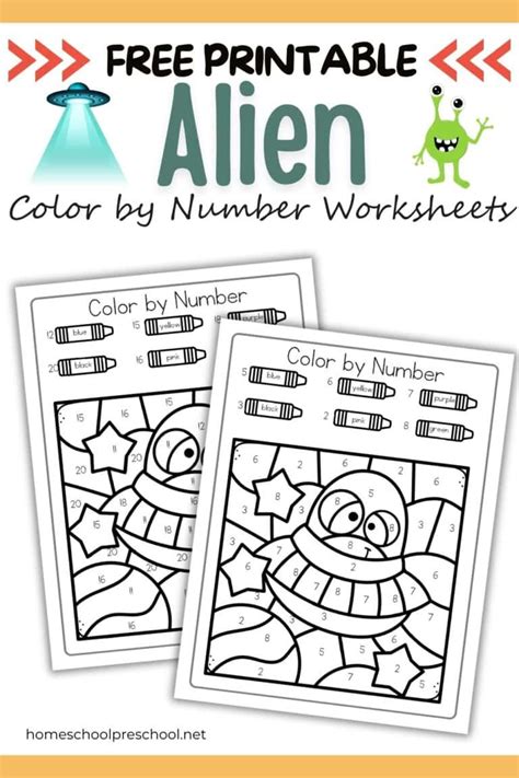 Alien Numbers Worksheet 的图像结果