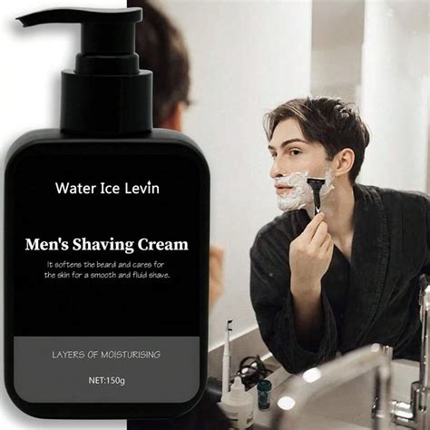 Men's Shaving Cream With Hyaluronic Acid & Coconut Oil: Provides A ...