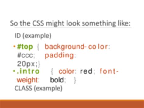 Image result for ID Class Selector CSS
