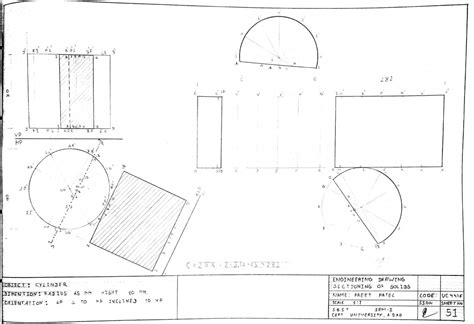 Engineering Drawing | CEPT - Portfolio