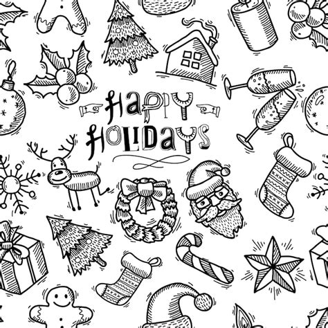 Doodle kerst Afbeeldingen - Gratis downloaden op Freepik