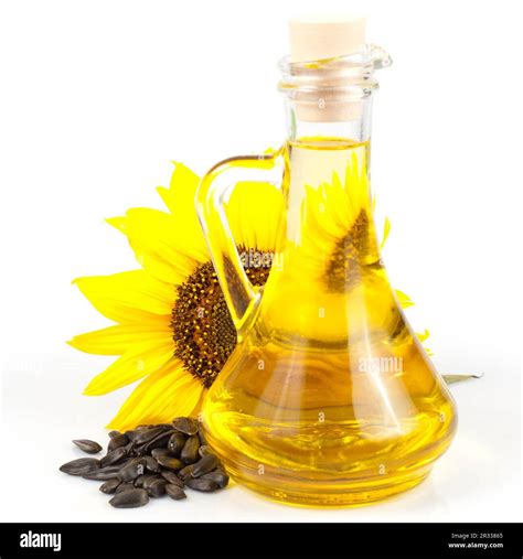 Sunflower seed oil Stock Photo - Alamy