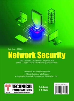 Network Security for BE Anna University R21CBCS (Vertical IV - CSE / IT ...