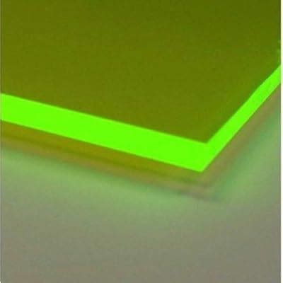 AZMDisplays 14 0.236 Green Fluorescent Neon Acrylic Plexiglass India | Ubuy