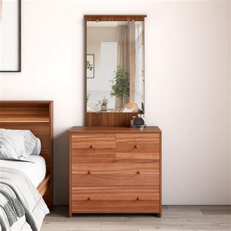 Buy Alister Walnut Brown Dressing Table Online at Durian