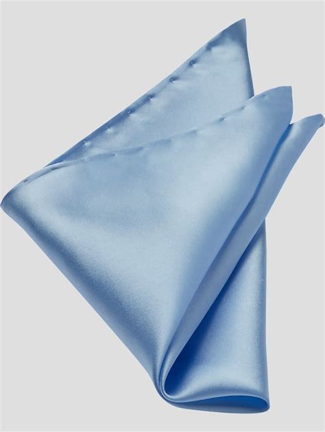 Pronto Uomo Solid Pocket Square, Ice Blue | Pocket Squares | Men's ...