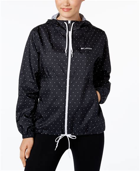 Columbia Flash Forward Omni-Shield Hooded Windbreaker - Macy's ...
