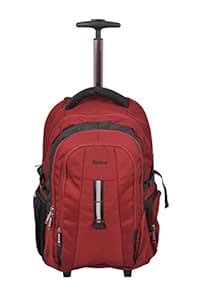 Buy space Red Laptop Backpack Strolley Roller Bag SC05 Small at Amazon.in