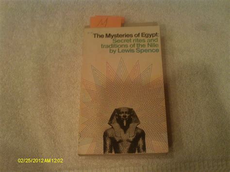 The Mysteries of Egypt: Secret Rites and Traditions : Spence, Lewis ...